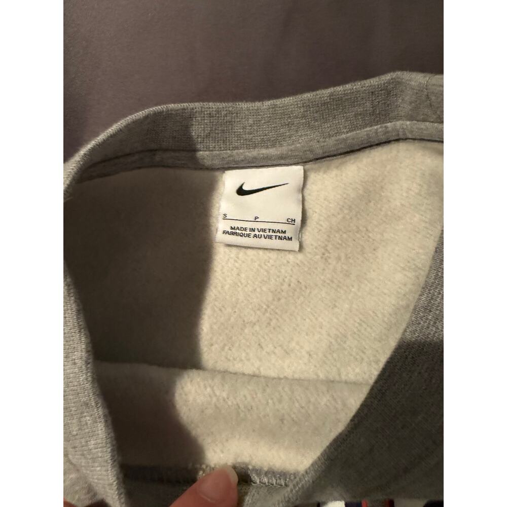 Nike Clemson Crewneck Sweatshirt Mens Small Gray NCAA College Pullover - Picture 3 of 3
